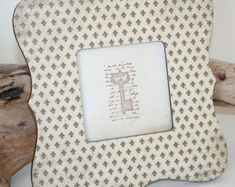 Fleur de lis Picture frame, Photo frame, Fleur de lis decor