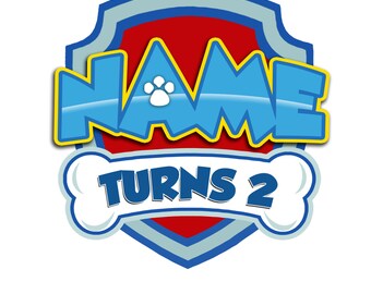 Personalized PAW PATROL LOGO