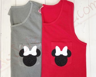 Disney Shirt/Disney Tank Top/Minnie Mouse/ Comfort Colors