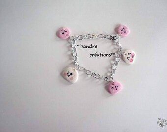 charm bracelet little kawaii clouds