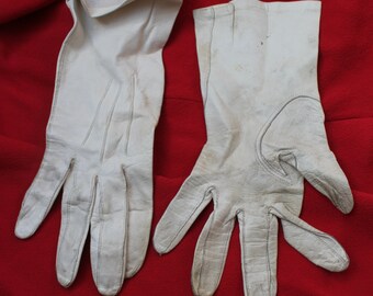 White Kid leather gloves REF 278