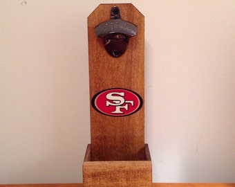 San Fransisco 49ers Wall Mounted Bottle Opener