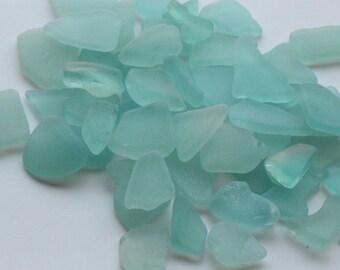Tiny Light Blue Sea Glass Bulk