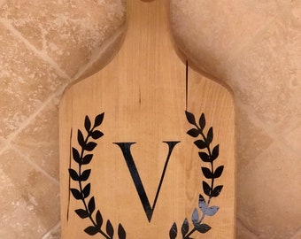Personalized Monogram Cutting Board, Cheese Board, Bread Board, Chopping Block