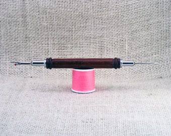 Laser engraved combo seam ripper and sewing stiletto, quilting tool, sewing notion, personalized gift, birthday present, seamstress present.