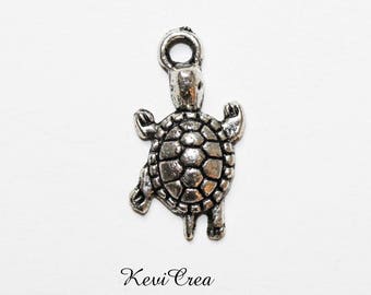 Silver / bronze or copper - turtle 5 x