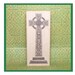 Large Celtic Cross Rubber Stamp Glendalough High Cross in Ireland #230