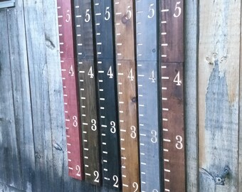 Growth Chart Ruler | Wall Ruler | Engraved Ruler | Rustic Ruler 6 Feet Tall | Kids Height Ruler | Wall Decor