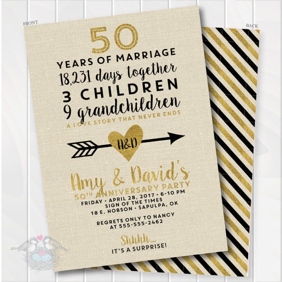 Invitations For 50Th Anniversary Celebration 6