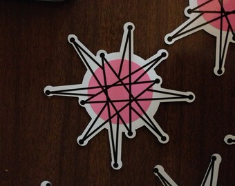 Franciscan Starburst Mod Magnet