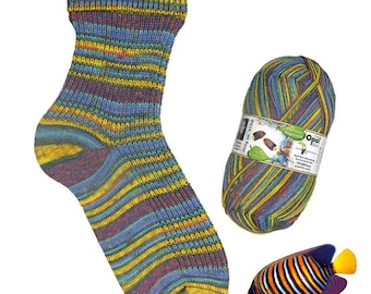 Opal Sock yarn Regenwald Rainforest XIII, 100g/465 yds, #9450