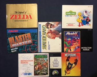 Nintendo NES Instruction Booklets Video Game Manuals