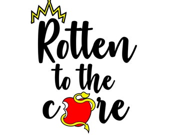 Disney Descendants | Rotten to the Core Digital SVG File!
