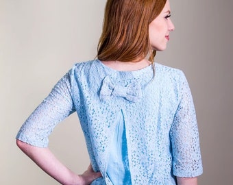 Lace Maternity and Nursing Blouse