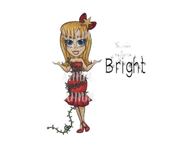 Digital Stamp Digi Digistamp Christmas Stamps