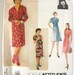 Vogue 1619 Anna Sui Vogue Attitudes four retro dresses size 8-10-12 vintage 40s style free shipping US