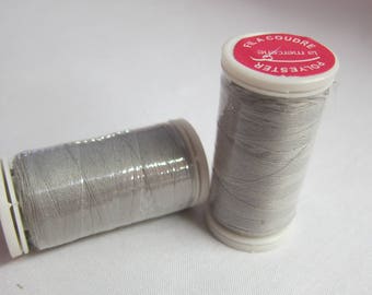 Thread gray 100% polyester 200 m