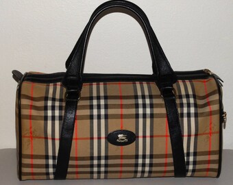 burberry plaid tote