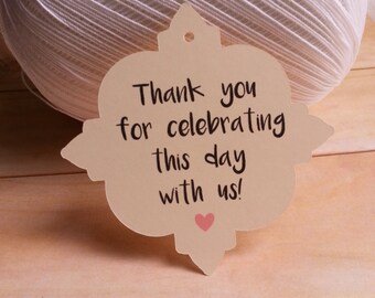 25 Custom Baby Shower Tags, Personalized Baby Shower Tags, Baby Shower Tags