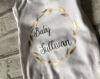 Baby announcement vest / big brother announcement / big sister announcement