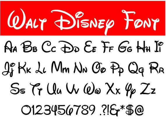 Free Free 202 Disney Letters Svg SVG PNG EPS DXF File
