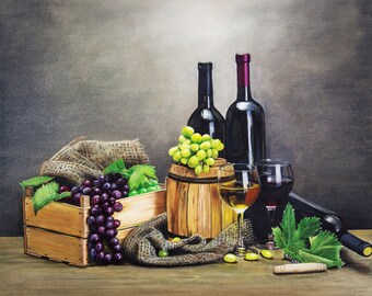 Still life oil painting