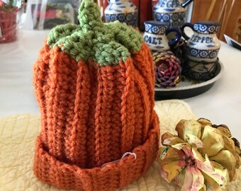 baby pumpkin hat
