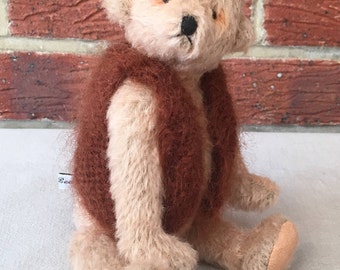 Handmade Artist Teddy Bear Jo Jo by Fran's Bears, 9.5 inches (24cm) OOAK