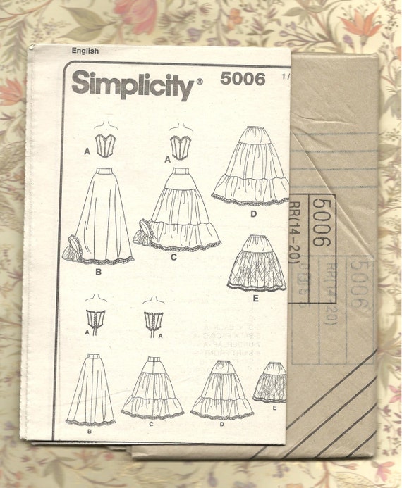 patron couture simplicity 5006