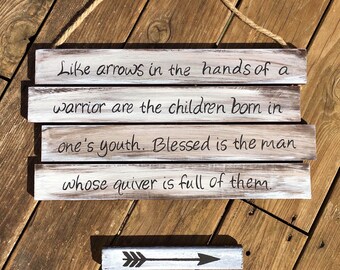 Psalm 1:27 Hand Painted Wood Sign, Christian home decor, scripture wall art, hand painted wood board