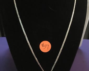 Sterling silver bicycle necklace