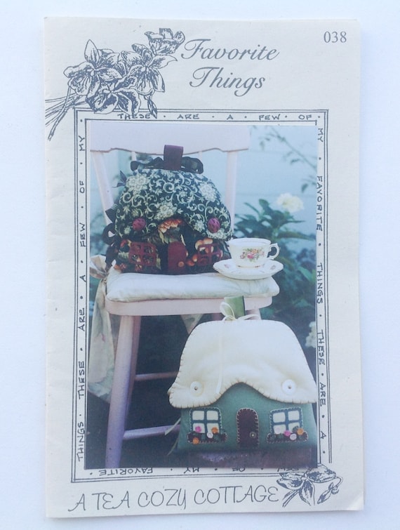 Tea Cozy Pattern - English Cottage Tea Cosy - Sewing Pattern - Home ... Tea Cozy Pattern - English Cottage Tea Cosy - Sewing Pattern - Home ...
