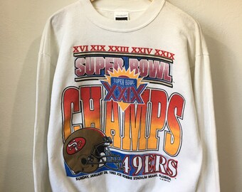 Vintage 1994 Super Bowl San Francisco 49ers sweatshirt LARGE
