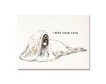 Romantic Card - Miss Your Face