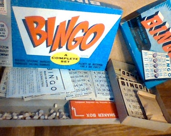 Vintage Board Game, Bingo Milton Bradley 4002