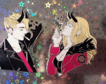 Oni Couple Hard Enamel Pin
