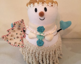 1960's Flower Power - Peace, Love, and the Beach...Snowperson