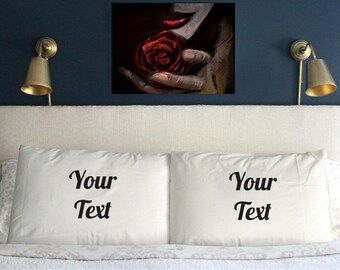 Custom (Add your own Text) Pillow Text design Funny Valentine's day