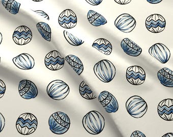 Bouncing Baubles Fabric - Crystal Ball By Ebixcalligraphy - Watercolor Nursery Decor Cotton Fabric By The Yard With Spoonflower