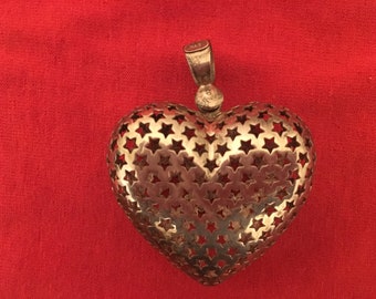 Rare Unique Vintage Heart Charm