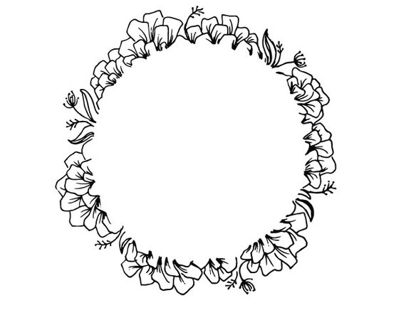 Free Free 210 Flower Circle Border Svg Free SVG PNG EPS DXF File