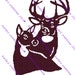 Doe and Buck Crochet Graph