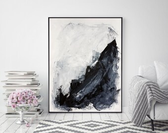 Minimalist Art, Minimalist Poster, Black and White Art, Art Print, GIclee Print, Abstract Art, Contour Drawing, Female Art, Modern Art Print