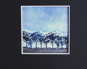 Blue Tree Painting Blue Tree Painting