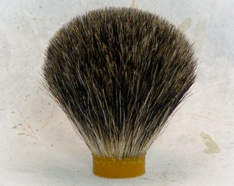 Dark badger knot, 22mm, shave knots, pure badger, brush head, diy, woodturning, shave hair knot, shave brush hair, brush knot, badger knot