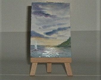 aceo twilight sailing(ref E203)