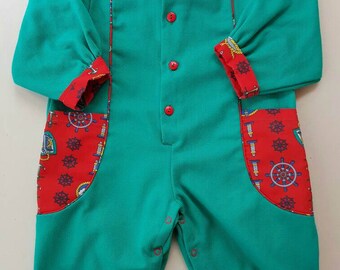 D’inspiration Vintage nautique enfant costume environ 18 mois