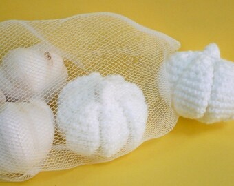 Garlic Crochet Pattern Food Crochet Pattern PDF Instant Download Garlic Bulb
