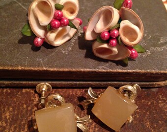 Vintage Screw Back Earrings