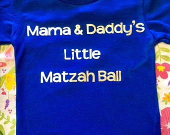 Little Matzah Ball Baby Passover shirt